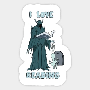 I Love Reading Sticker